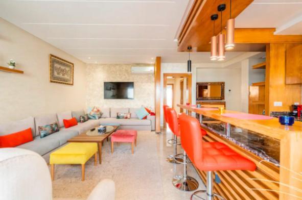 Appart 100 M2 Haut Standing En Bord De Mer Casa Blanca Exterior foto