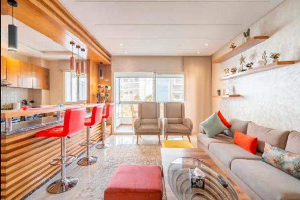 Appart 100 M2 Haut Standing En Bord De Mer Casa Blanca Exterior foto