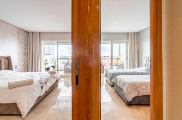 Appart 100 M2 Haut Standing En Bord De Mer Casa Blanca Exterior foto
